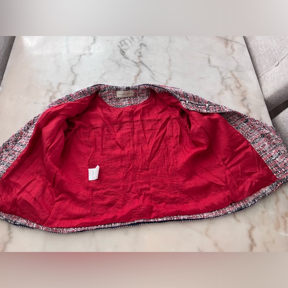 PURIFICACION GARCIA pearl button multicolor boucle tweed jacket blazer M/L 44 EU - Picture 14 of 17